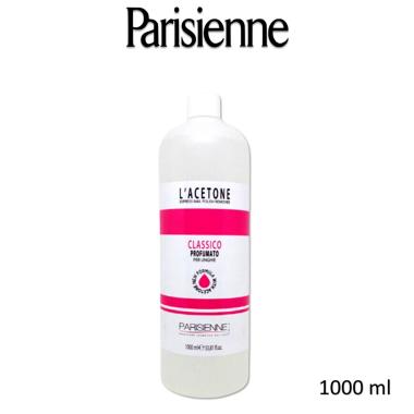 Parisienne  Acetone ( Solvente ) Classico Profumato per unghie 1000 ml
